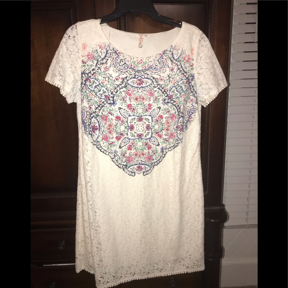 Juniors Red camel dress